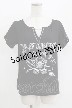 画像: To Alice / アームカバー付きトップス S ブラック H-26-02-22-052-LO-TO-NS-ZH