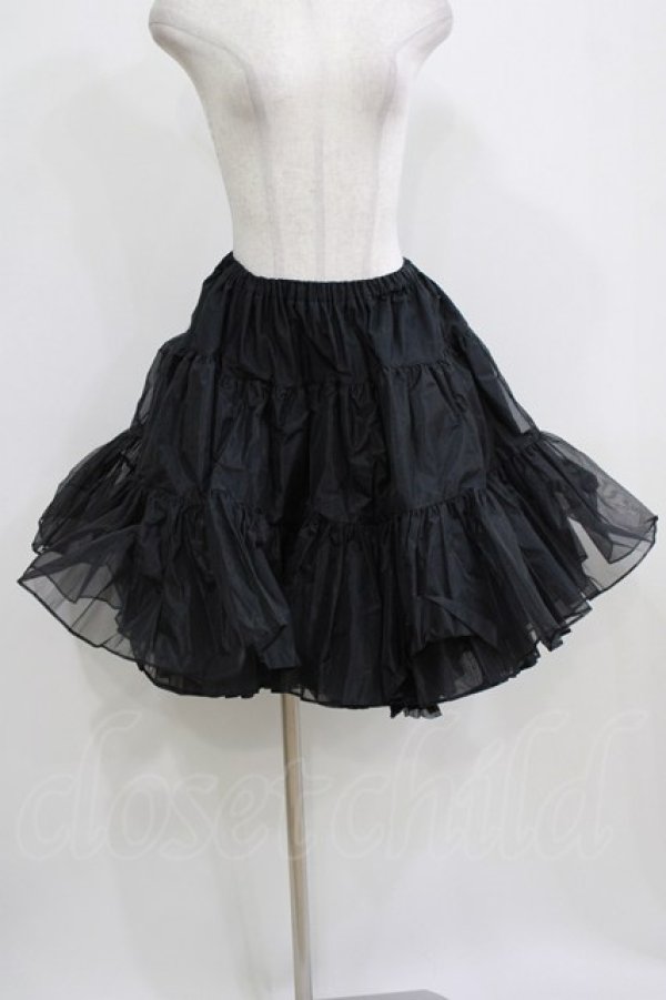 画像1: BABY,THE STARS SHINE BRIGHT / ふわふわボリュームショートパニエ Free ブラック H-26-02-22-054-BA-SK-NS-ZH (1)