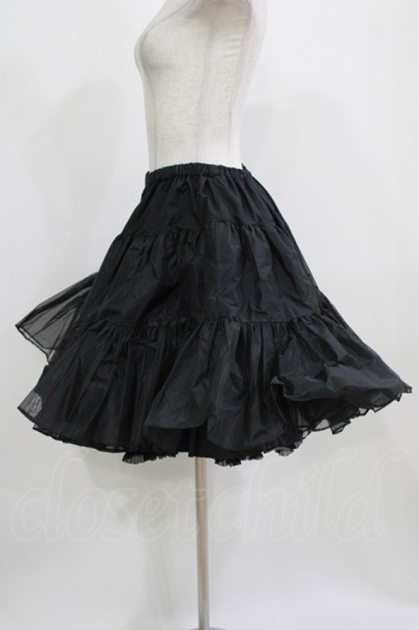 画像2: BABY,THE STARS SHINE BRIGHT / ふわふわボリュームショートパニエ Free ブラック H-26-02-22-054-BA-SK-NS-ZH (2)