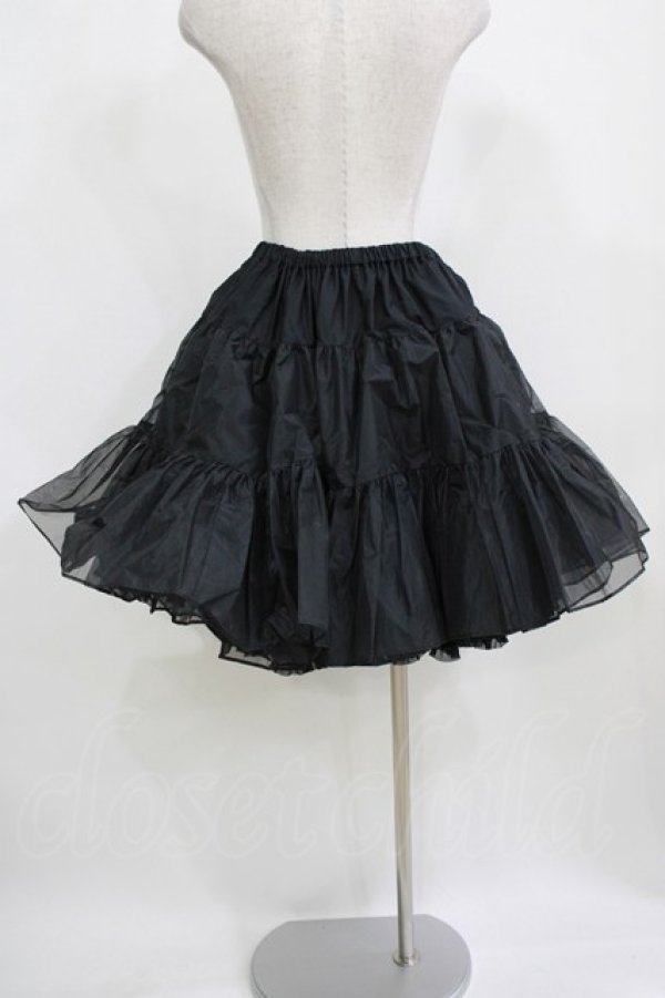 画像3: BABY,THE STARS SHINE BRIGHT / ふわふわボリュームショートパニエ Free ブラック H-26-02-22-054-BA-SK-NS-ZH (3)