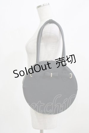 画像: m petit by misako / AMサークルリボントート  ブラック H-26-02-22-056-LO-BG-NS-ZH