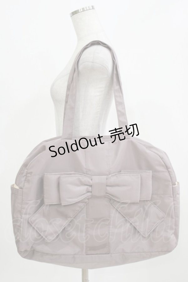 画像1: m petit by misako / AMリボンボストン  モカ H-26-02-22-062-LO-BG-NS-ZH (1)