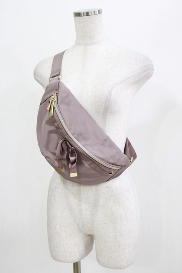 画像1: m petit by misako / AMリボンツキボディB  モカ H-26-02-22-064-LO-BG-NS-ZH (1)