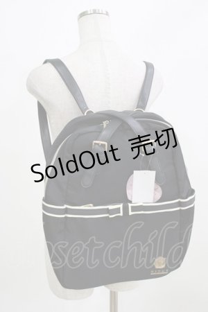 画像: m petit by misako / AM2WAYリュック  ブラック H-26-02-22-065-LO-BG-NS-ZH