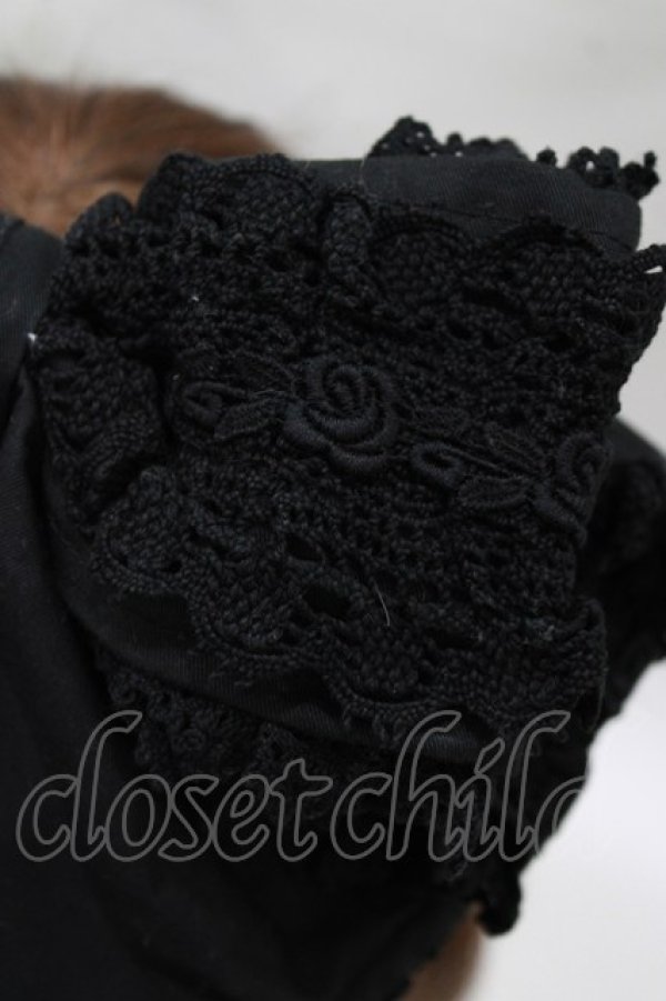 画像2: ALICE and the PIRATES / 針金入りリボンカチューシャ  ブラック H-26-02-22-076-PA-AC-NS-ZH (2)