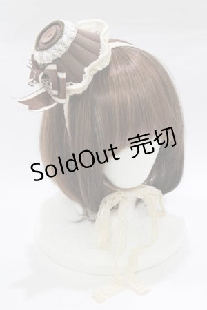 画像: Hoshibako Works / キャラメルカヌレ ミニハット  ブラウン H-26-02-22-077-LO-AC-NS-ZH