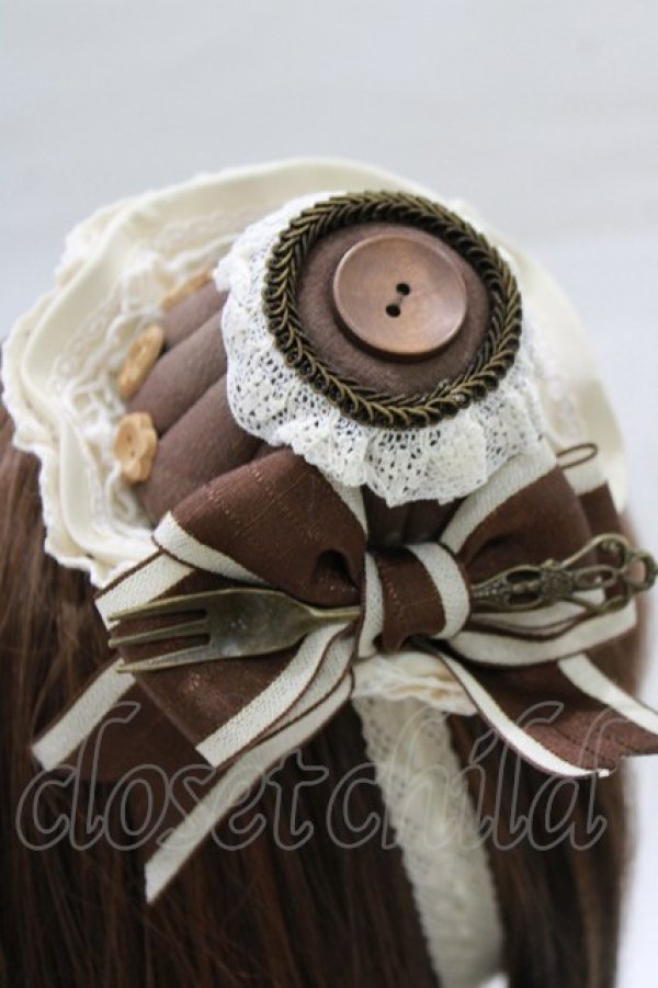 画像3: Hoshibako Works / キャラメルカヌレ ミニハット  ブラウン H-26-02-22-077-LO-AC-NS-ZH (3)