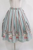画像3: axes femme kawaii / チョコベア柄スカート M ミント H-26-02-22-006-AX-SK-NS-ZH (3)