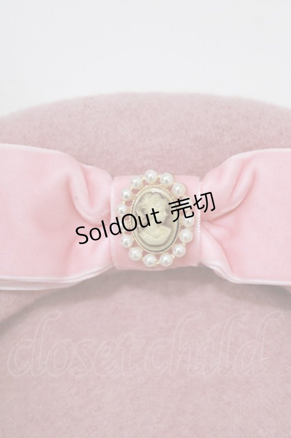 画像3: m petit by misako / AMモチーフリボンベレー  ピンク H-26-02-22-082-LO-AC-NS-ZH (3)