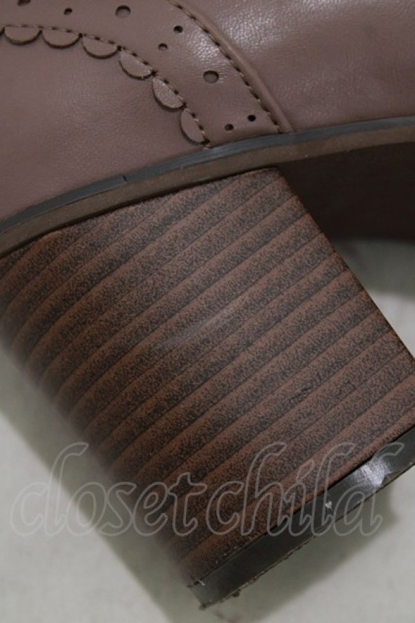 画像5: Amavel / Antique keyローファーパンプス M ピンク H-26-02-22-086-CA-SH-NS-ZH (5)