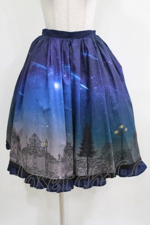 画像: axes femme POETIQUE / シエルエトワール裾フリルスカート M ネイビー H-26-02-22-007-AX-SK-NS-ZH