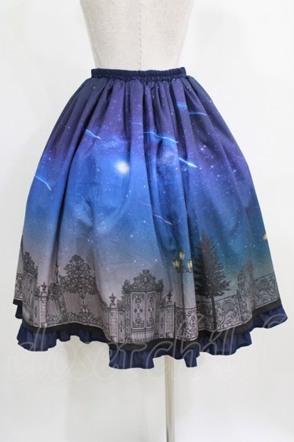 画像3: axes femme POETIQUE / シエルエトワール裾フリルスカート M ネイビー H-26-02-22-007-AX-SK-NS-ZH (3)