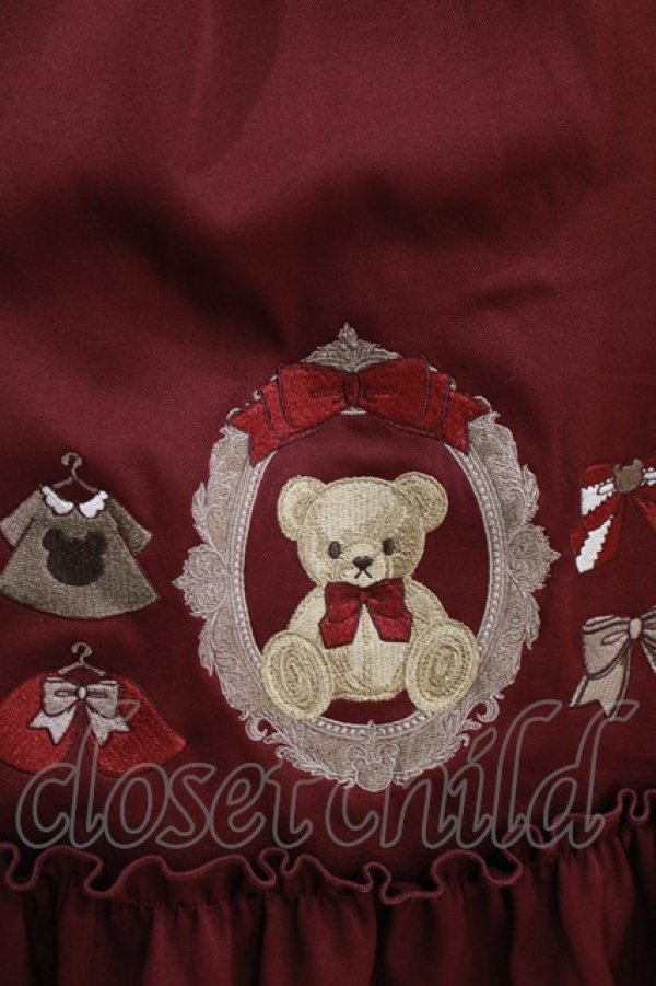画像4: Amavel / Bears ClosetスイートAラインワンピース Free ボルドー H-26-02-22-001-CA-OP-NS-ZH (4)