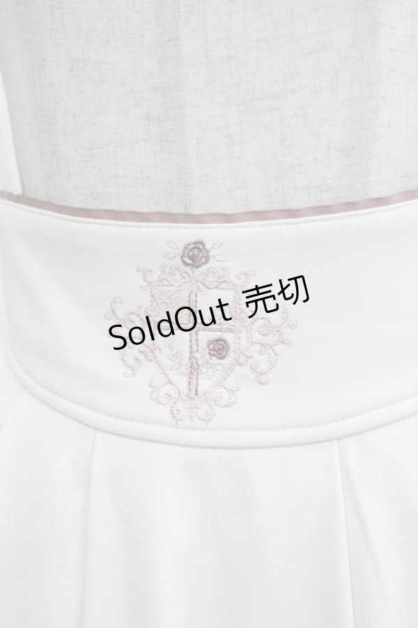 画像4: axes femme / サス付フリルスカート M アイボリー H-26-02-22-009-AX-SK-NS-ZH (4)