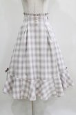画像1: Amavel / Miladyフレア切替チェックスカート Free ピンク H-26-02-22-011-CA-SK-NS-ZH (1)