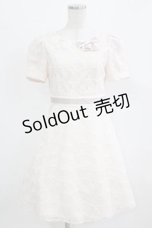 画像: LODISPOTTO / お花刺繍ワンピース M ピンク H-26-02-22-013-LO-OP-NS-ZH