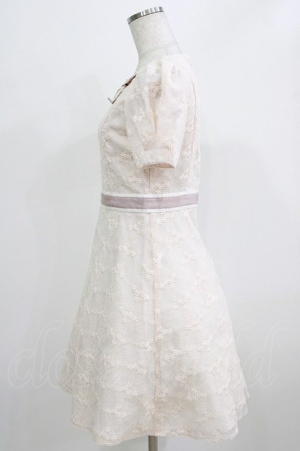 画像2: LODISPOTTO / お花刺繍ワンピース M ピンク H-26-02-22-013-LO-OP-NS-ZH (2)