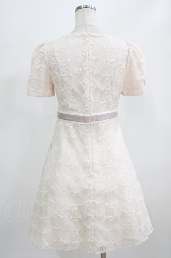 画像3: LODISPOTTO / お花刺繍ワンピース M ピンク H-26-02-22-013-LO-OP-NS-ZH (3)