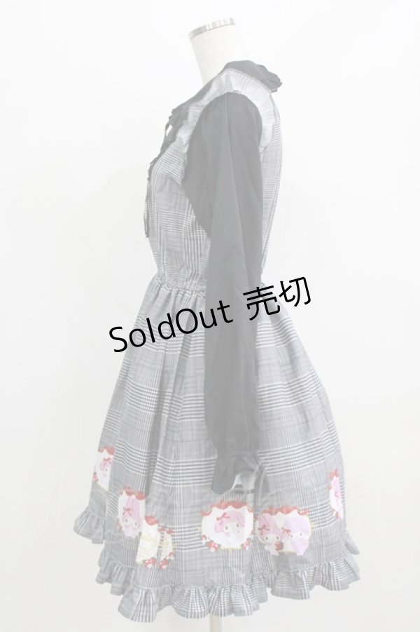 画像2: サンリオ / マイメロディワンピース M ブラック H-26-02-22-014-EL-OP-NS-ZH (2)