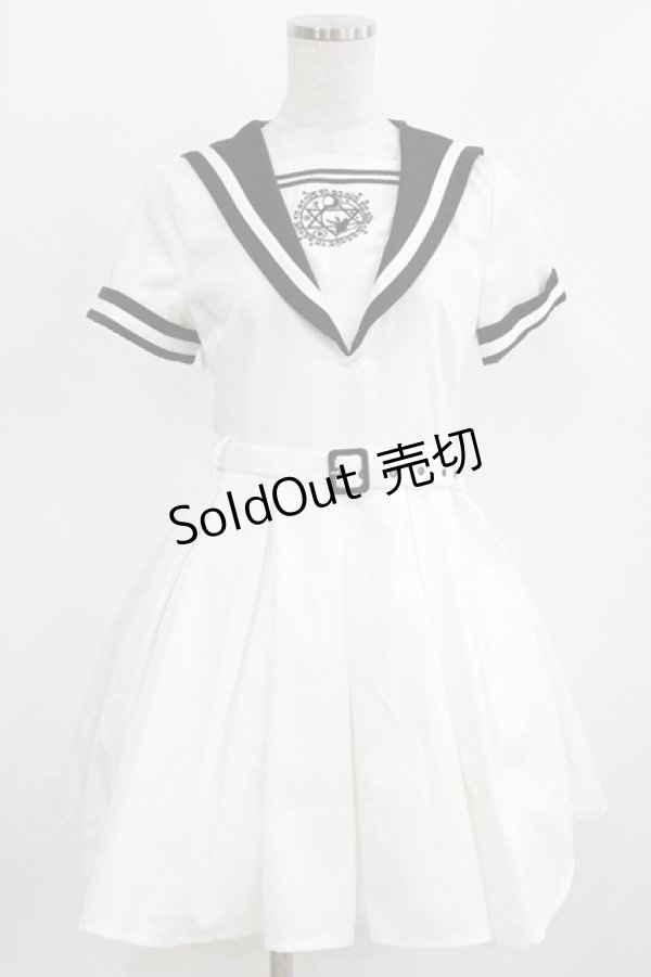 画像1: To Alice / セーラーワンピース S オフ/ブラック H-26-02-22-015-LO-OP-NS-ZH (1)