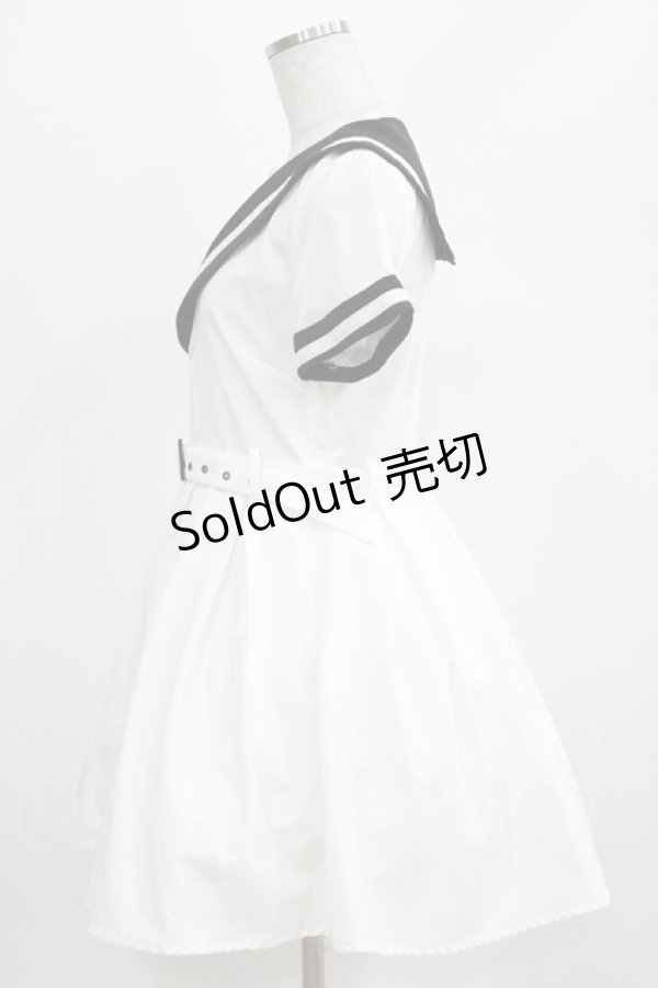 画像2: To Alice / セーラーワンピース S オフ/ブラック H-26-02-22-015-LO-OP-NS-ZH (2)