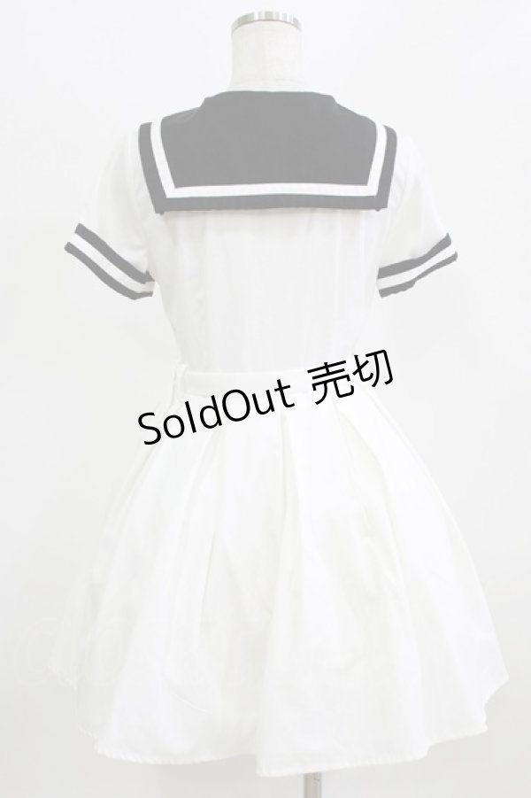 画像3: To Alice / セーラーワンピース S オフ/ブラック H-26-02-22-015-LO-OP-NS-ZH (3)