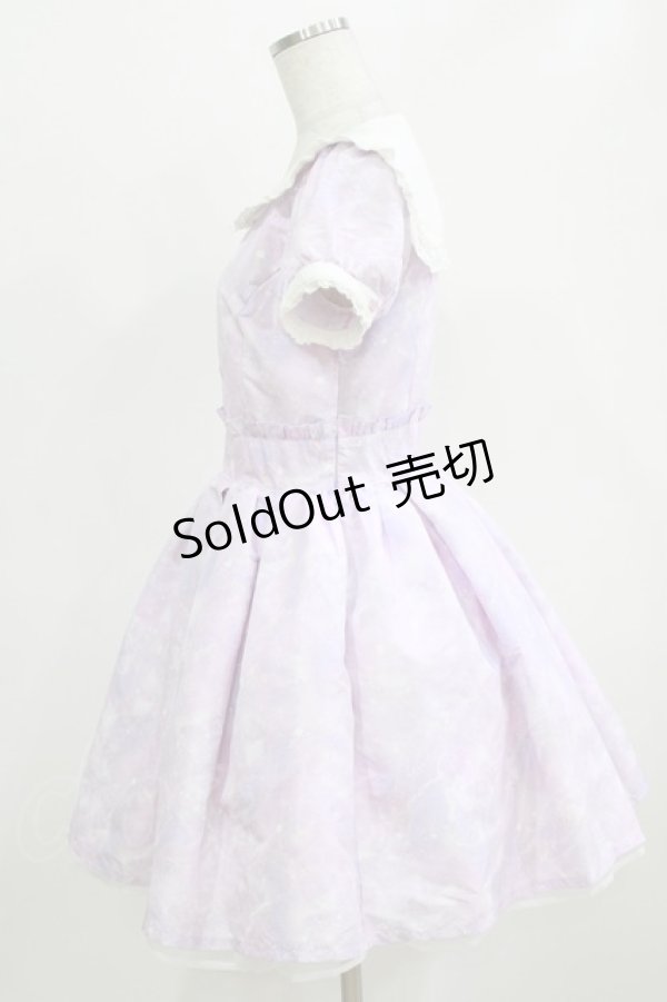 画像2: Ank Rouge / DreamingGalaxyセーラーカラーワンピース M ラベンダー H-26-02-22-016-CA-OP-NS-ZH (2)