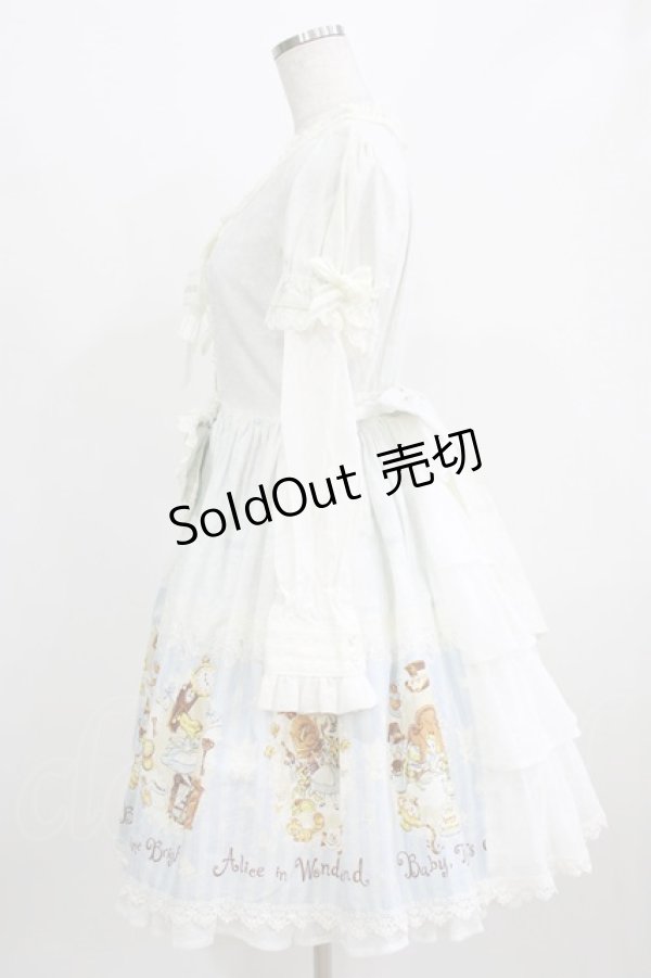 画像2: BABY,THE STARS SHINE BRIGHT / Disney/不思議の国のアリスワンピース【難有】 Free サックス H-26-02-22-002-BA-OP-NS-ZH (2)