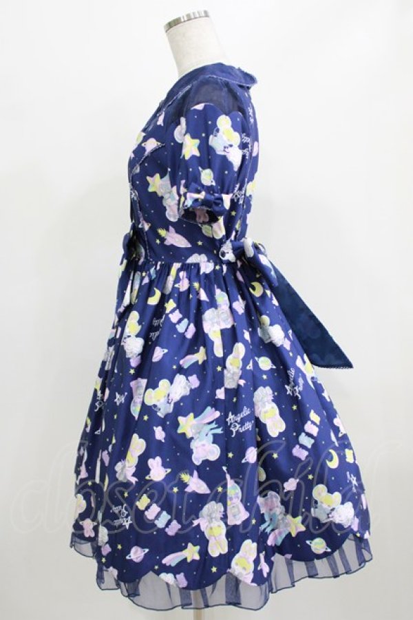 画像2: Angelic Pretty / SPACE TOYSワンピース Free ネイビー H-26-02-23-003-AP-OP-NS-ZH (2)