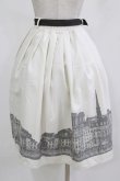 画像3: Fi.n.t / パリの街並みプリントタックスカート Free IVORY H-26-02-23-024-CA-SK-NS-ZH (3)