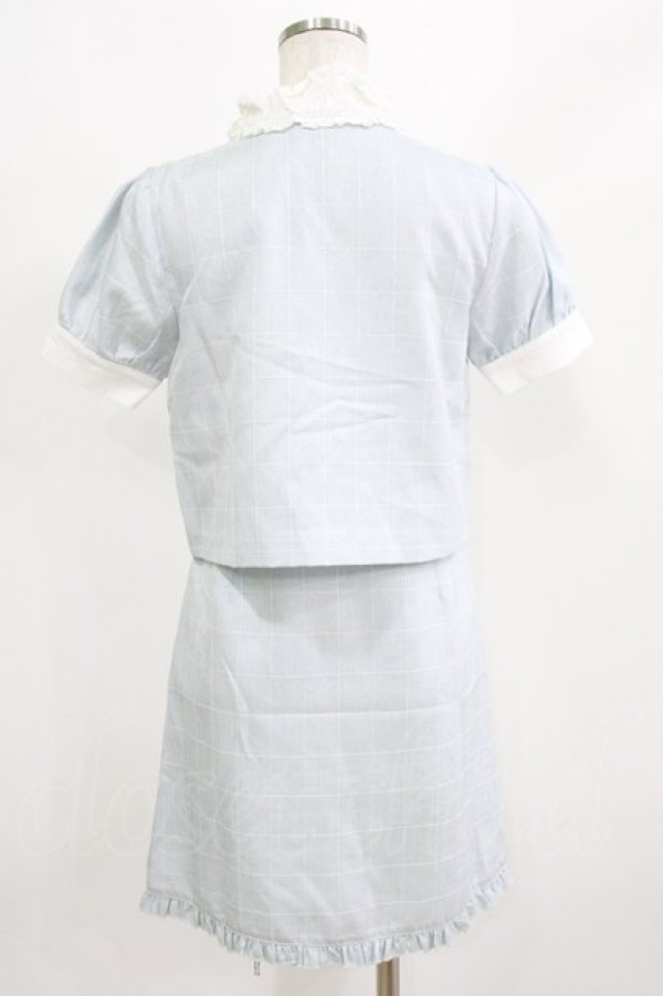 画像3: EATME / デコルテシャーリングネックワンピース S サックス H-26-02-23-028-LO-OP-NS-ZH (3)