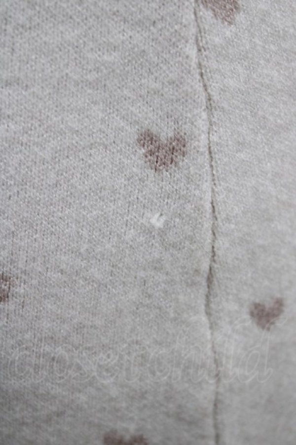 画像7: pium / piumハート柄ニットワンピースセット Free オフ/ピンク H-26-02-23-029-0-OP-NS-ZH (7)