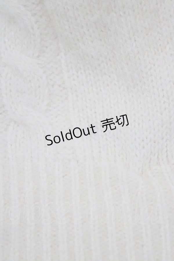 画像4: Secret Honey / レース襟ニットワンピース Free オフ H-26-02-23-030-CA-OP-NS-ZH (4)