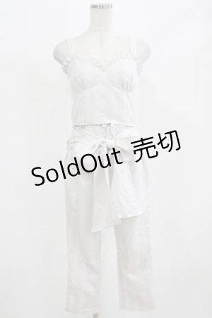 画像: LIZ LISA / ストライプパンツ+ストライプビスチェ Free ピンク H-26-02-23-032-LO-PA-NS-ZH