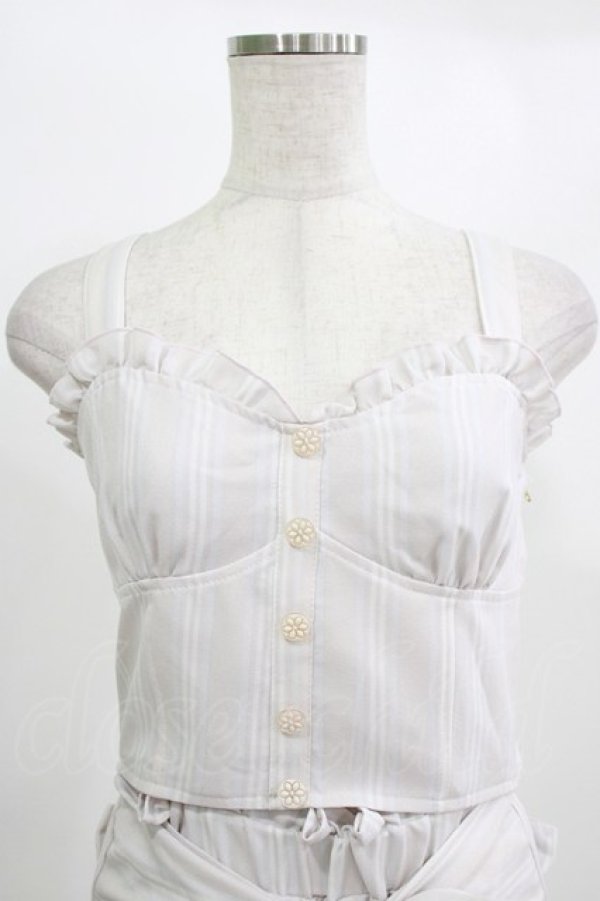 画像3: LIZ LISA / ストライプパンツ+ストライプビスチェ Free ピンク H-26-02-23-032-LO-PA-NS-ZH (3)