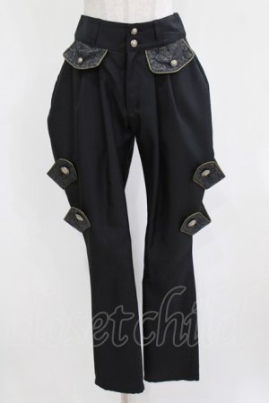 画像: ALICE and the PIRATES / Holy Knight〜聖なる夜の聖なる騎士〜ロングパンツ Free ブラック H-26-02-23-033-PA-PA-NS-ZH