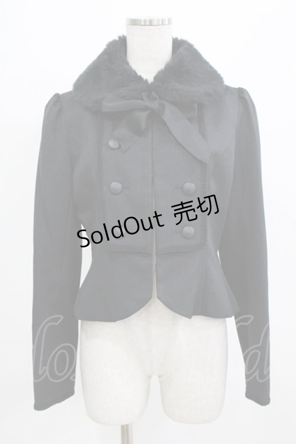 画像1: Innocent World / ファー衿ブレードジャケット L ブラック H-26-02-23-035-IW-JA-NS-ZH (1)