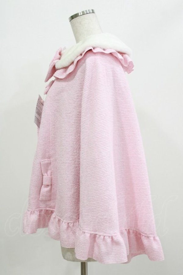 画像2: metamorphose / Twinkleリボンマント Free ピンク H-26-02-23-037-ME-CO-NS-ZH (2)