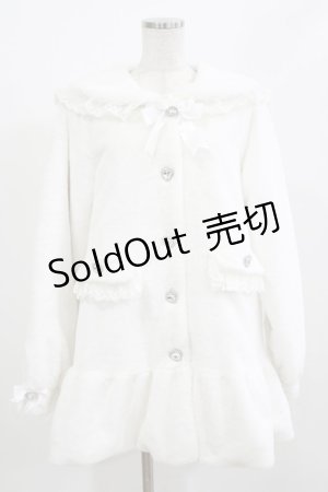 画像: DearMyLove / バックレースアップビジューセーラーファーコート L オフ H-26-02-23-038-EL-CO-NS-ZH