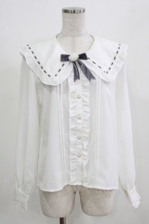 画像: Amavel / Marshmallow Bunnyブラウス Free オフ/グレー H-26-02-23-044-CA-BL-NS-ZH