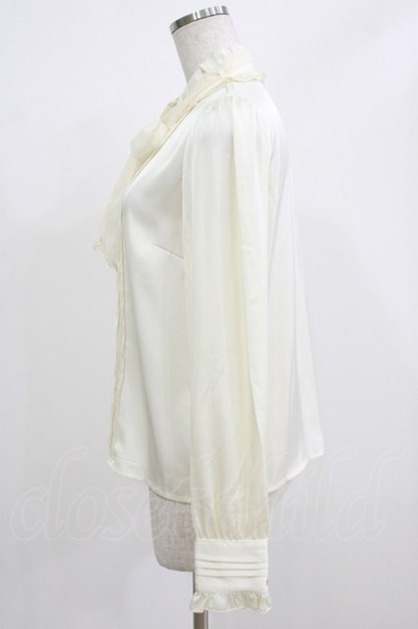 画像2: Amavel / ボウタイブラウス Free アイボリー H-26-02-23-045-CA-BL-NS-ZH (2)