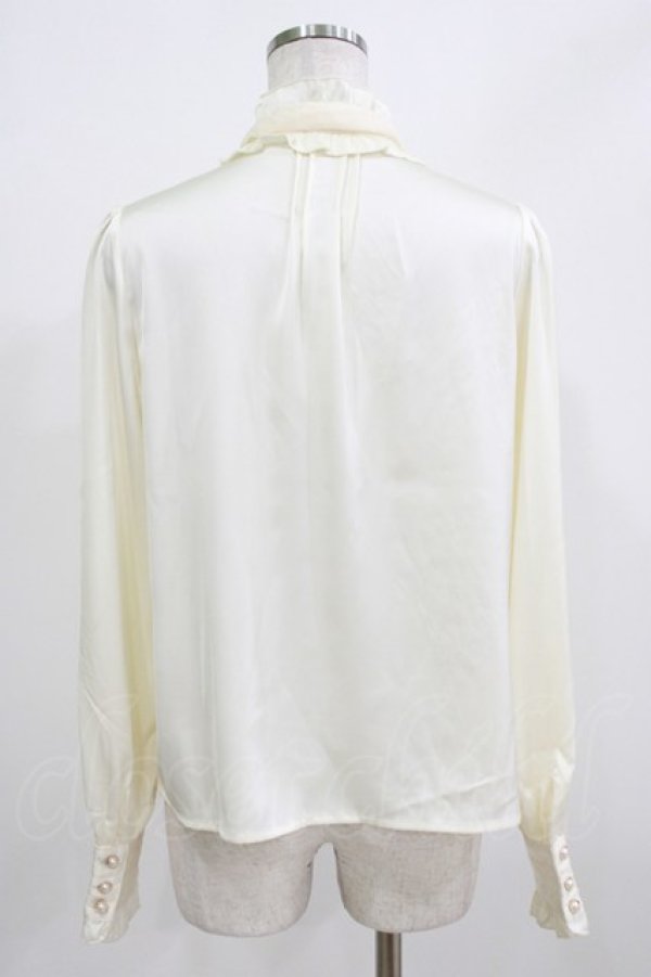 画像3: Amavel / ボウタイブラウス Free アイボリー H-26-02-23-045-CA-BL-NS-ZH (3)