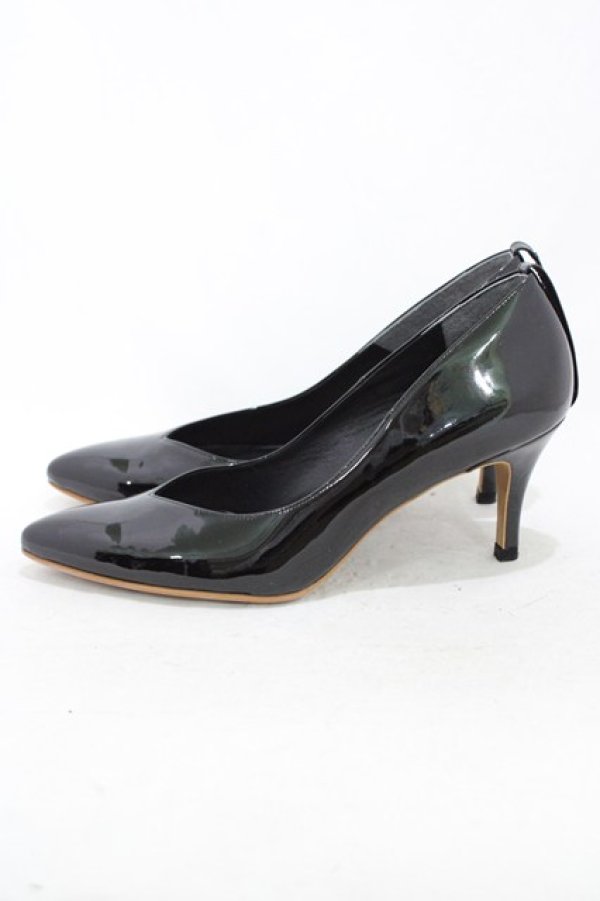 画像2: HYSTERIC GLAMOUR / PATENT LEATHER POINTED TOE パンプス 24 ブラック H-26-02-23-1003-PU-SH-KB-ZH (2)