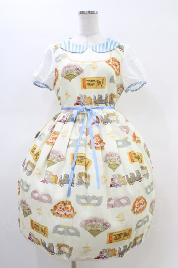 画像1: Emily Temple cute / CIRCLEワンピース  アイボリー H-26-02-23-1039-ET-OP-KB-ZH (1)