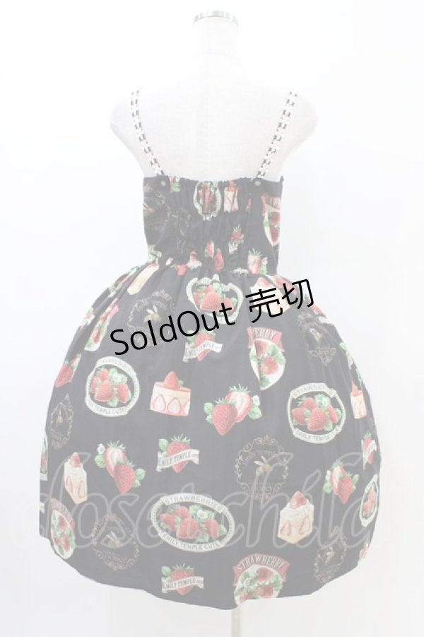 画像2: Emily Temple cute / Berry Partyノースリーブワンピース  ブラック H-26-02-23-1040-ET-OP-KB-ZH (2)