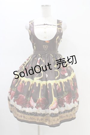 画像: ALICE and the PIRATES / Honey Bee Berry柄ジャンパースカートI  茶 H-26-02-23-1041-PA-OP-KB-ZH