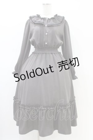 画像: m petit by misako / AOK*フリルカラータックワンピース M ブラウン H-26-02-23-1042-LO-OP-KB-ZH