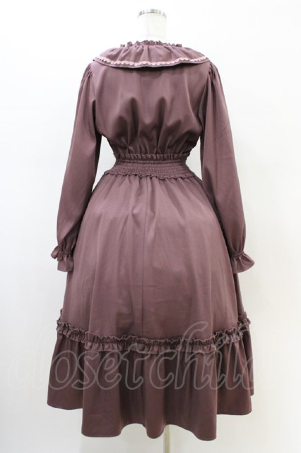 画像2: m petit by misako / AOK*フリルカラータックワンピース M 濃桃 H-26-02-23-1043-LO-OP-KB-ZH (2)