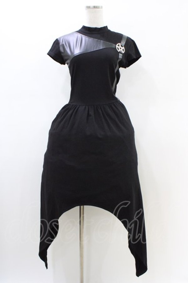 画像1: Restyle / 切替サイドロングドレス XS ブラック H-26-02-23-1044-GO-OP-KB-ZH (1)