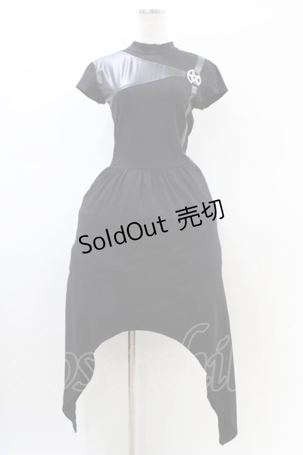 画像1: Restyle / 切替サイドロングドレス XS ブラック H-26-02-23-1044-GO-OP-KB-ZH (1)